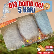 013  Jaring Bomb net/ fishing net/ jaring ikan 5 kaki
