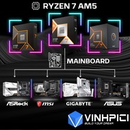 VPC computer set (R7 7700 | R7 9700X | R7 7800X3D | R7 9800X3D / B650M + B850M + B850 + B650E + X670