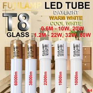 [Local Seller] T8 LED Tube Lampu kalimantan 0.6M/2 Feet 10W/20W Daylight Warm white x 1 pcs