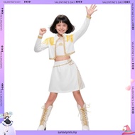 Kpop Demon Hunters Rumi Golden Black Dance Outfit Cosplay Costume  for Kids Girls mueadaumy
