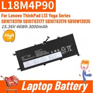 High Quality L18M4P90 Laptop Battery 15.36V 46Wh 3000mAh For Lenovo ThinkPad L13 Yoga Series L18C4P9
