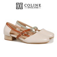 Latest COLINE CLN-4237 Women's Chunky Heel Flat Shoes C1180