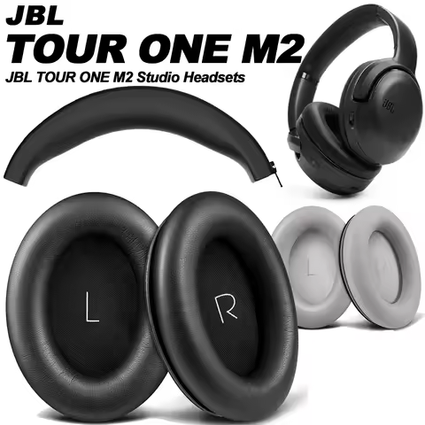 Earpads Compatible For JBL TOUR ONE M2 Protein Leather Memory Foam Ear Pads Cushions Replacement Ove
