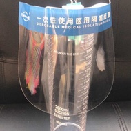 10Pcs/Pack Disposable Safety Medical Face Shield Fluid Resistant Full Face Mask Transparent Single U