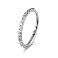 ASTM F136 Titanium 20g Piercing Jewelry Hoop 6mm 8mm 10mm 12mm for Forward Helix, Helix, Tragus, Roo