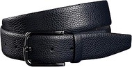 Fenix Men's Adjustable Leather Belt Eagle Size 85 cm to 115 cm, Elegant Gunmetal Finish, 35 mm Wide,
