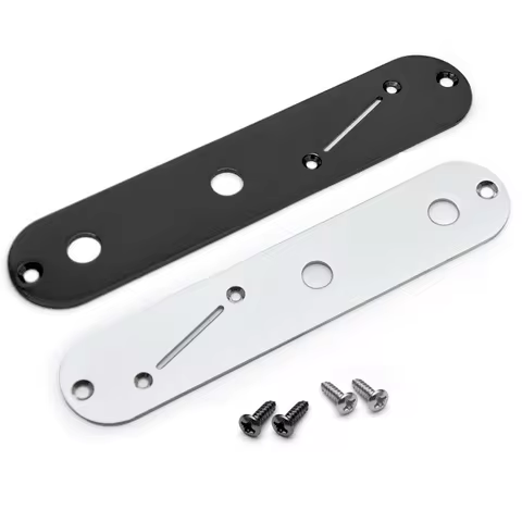 32mm Steel Tele Control Plate with Angled Switch Slot for Fender Telecaster Control Plate Telecaster