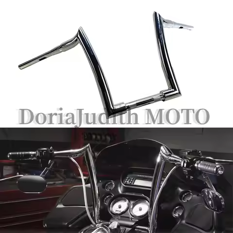 For Harley Road King Fat Boy Breakout Road Glide Custom handlebar Motorcycle 1-1/2 inch 38mm horn ha