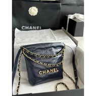 Chanel 22bag Shoulder Messenger Bag Chain Bag mini