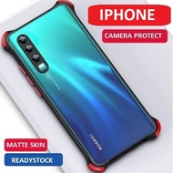 (Bumper Matte CasING)  IP6 IP7 IP8 IPX IPXS IPXR IP6PLUS IP7PLUS IP11PRO IP12MINI Transparent Matte 