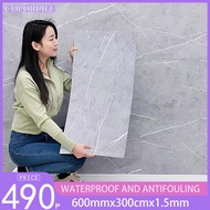 10 Pcs 60X30 cm Marble Design Vinyl Floor Stickers Adhesive PVC Tiles Flooring for home decor living room