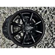 New Car Wheels WATANABE RACING (JAPAN DESIGN) Sport Rim - 15X7J 4X100 ET32 - MATT BLACK - BANANA SPORT RIM - READY STOCK
