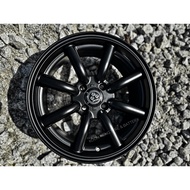 New Car Wheels WATANABE RACING (JAPAN DESIGN) Sport Rim - 15X7J 4X100 ET32 - MATT BLACK - BANANA SPO