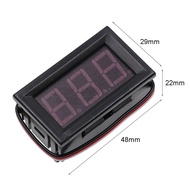 BTQN 0.56 inch 3 Wire LED Digital DC Voltmeter DC0V-30V Reverse Connection  for Protection