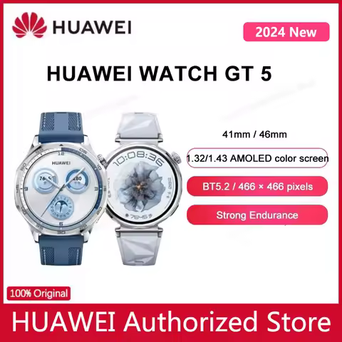 Huawei WATCH GT 5 Smart Watch 1.43 Inches AMOLED Color Screen Fitness Tracker Health Monitor Sport W