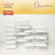 [OITA SET 20 PCS] Calista Oita Toples Plastik Set Calista Kotak Penyimpanan Bumbu Plastik Kulkas Ser