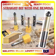 🇲🇾ARDEN Router Bit - Straight Bit with One Bearing #45 / #47 / #47FH / #52 / #53 / #54 /#55
