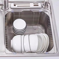 ♦✿Bakul singki dapur longkang penapis keluli tahan karat penyimpanan bakul penyimpan sayur-sayuran mangkuk sink singki r