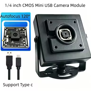 5MP 2K OV5693 Autofocus CCTV Camera Module CMOS Fov USB UVC Plug Play PC Mini Webcam for Creality Fa