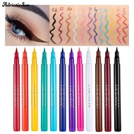 AD-Colored Eyeliner Delicate Texture Smudge-proof Matte Women Fashion Eyeliner Pen for Makeup