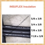 INSUFLEX Insulation Aircond Pipe HD For Copper Pipe 3/8 Per Length