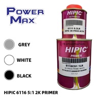 HIPIC 6006 4:1 2K HIGH SOLID PRIMER e1Liter with HARDENER e250ML (GREY)