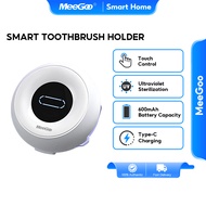 MeeGoo Toothbrush Sterilizer Couples Toothbrush Holder Smart Electric UV Sanitizer Wall-Mounted