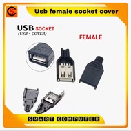 Usb COVER Socket 4 Pin Plug Socket Connector