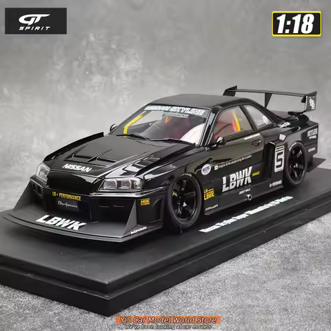 GT Spirit 1:18 scale New NISSAN Skyline GTR R34 Resin car model static display holiday gift collecti
