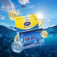 ATC Fish Oil 30's Omega 3 Health Supplements High Purity Soft Capsules Heart Brain and Eye Health