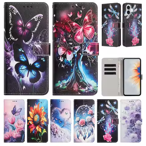Wallet Flip Case For VIVO V50 Lite Y29 Y29S Y36 Y39 5G Y19S Y01 Y02 Y03 Y20S Y20A Y11S Y12S Y15S Lea