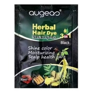 30ML AUGEAS Herbal Hair Dye Shampoo BLACK