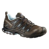 全新 SALOMON XA PRO 3D ULTRA 2 GTX W 女 淡藍/棕 輕量防水多功能野跑鞋 慢跑鞋 運動鞋