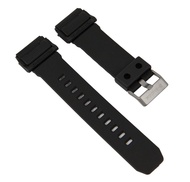 Genuine Replacement for Watch Band 16mm Black Rubber Strap Casio #10489031 GD-400MB-1