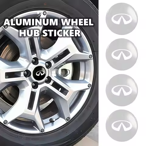 56mm Aluminum Car Wheel Center Hub Cap Sticker Decoration Accessories For Infiniti FX35 Q30 G37 QX70
