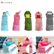 Devoko Boys Girls Cartoon Couch Chairs Cover 3 Layer Durable Stretchable Couch Cover