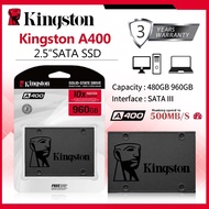 Kingston A400 SSD 2.5" SATA Internal Solid State Drive (R: up to 500MB/s & W: 450MB/s) (480GB/960GB)