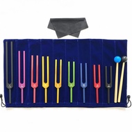 Yoga Tuning Fork 174HZ 285 396 417 528 639 741 852 963HZ Color 9 Pieces Set