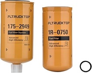FLTRUCKTOP 1R-0750 175-2949 Fuel Filter Kit Compatible with Caterpillar engine
