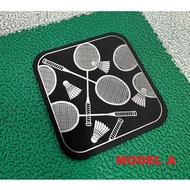 Four Grid Badminton Refrigerator Decoration Magnetic Sticker
