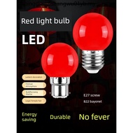 Red Screw Household b22 Festive Spring Festival led Bulb