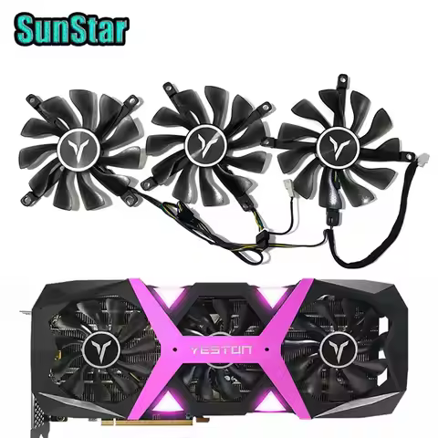 NEW 89MM 4PIN GA92S2U RX6800 XT Video Card Cooler Cooling Fan For YESTON RX 6500 6600 XT RX 5500XT R