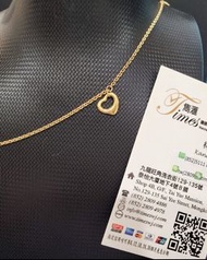 Tiffany & Co. 18K黃金Open Heart系列手鍊