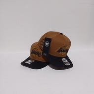 Imported Baseball Fashion Hat with LAKERS Embroidery Logo, Caramel On Black (47 brands) for Men and 