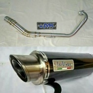 Fullsystem Leovince Carbon free DB Killer Exhaust
