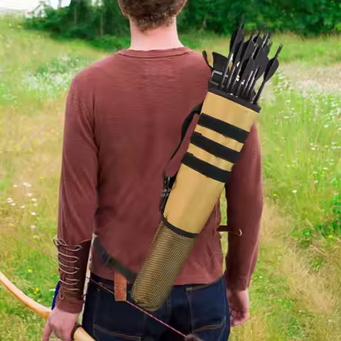 Arrow Quiver Youth Durable Adjustable Large Capacity Arrow Backpack Bag