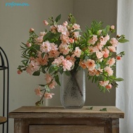 ROFOMON Artificial Flowers, Silk Multicolor Cherry Blossoms, Flower Arrangements Artificial Beautiful Pink Silk Flowers Wedding