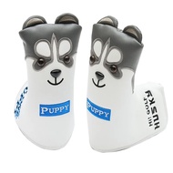 New Golf Putter Headcover PU Leather Dustproof Lovely Husky Animal Head Cover For Putter