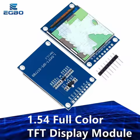 1.54 Inch 1.54" Full Color TFT Display Module HD IPS LCD LED Screen 240x240 SPI Interface ST7789 For