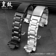 Serasi dengan Casio Original Steel Watch Band Heart of Steel GST-B400 Concave-Convex Solid Stainless